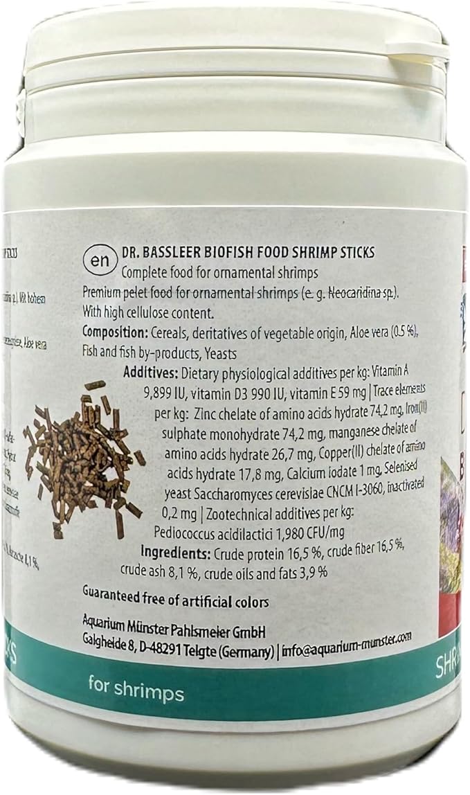 DR. BASSLEER BIOFISH FOOD SHRIMP STICKS