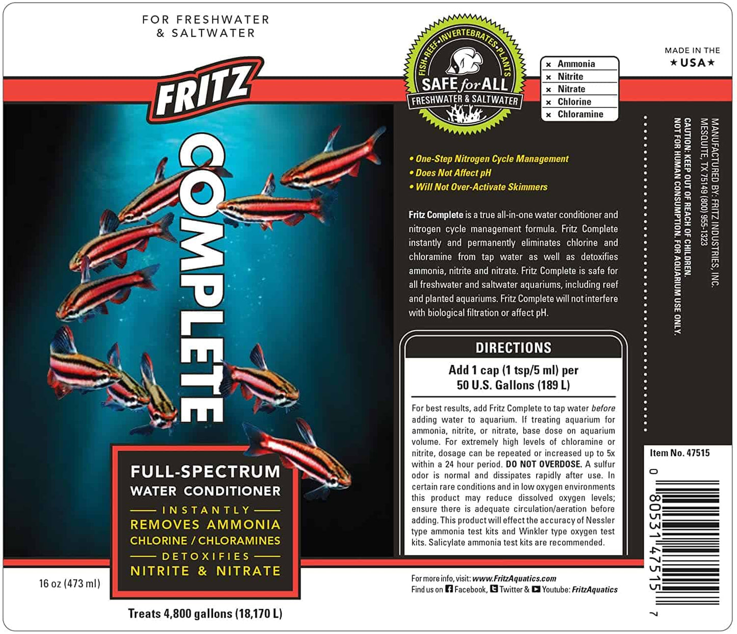 FRITZ COMPLETE 8oz