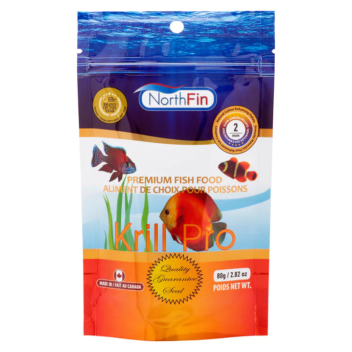 Northfin Fish Food Krill Formula Slow Sinking Pellets (1mm 500g)