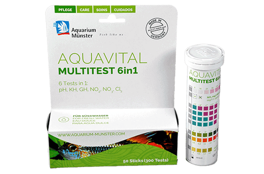 Aquarium Munster Aquavital Multitest 6 In 1 Strips – Super Easy Way To Test All Essential Parameters