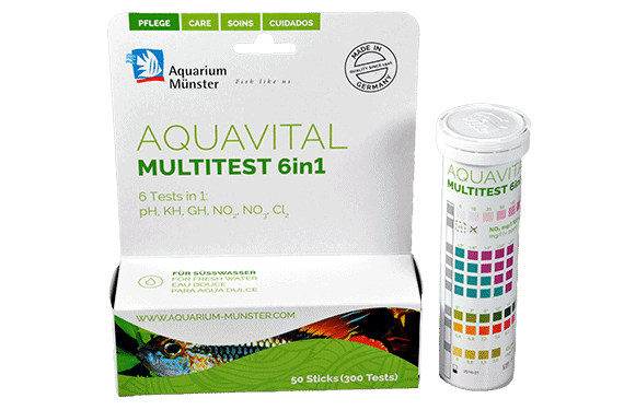 Aquarium Munster Aquavital Multitest 6 In 1 Strips – Super Easy Way To Test All Essential Parameters